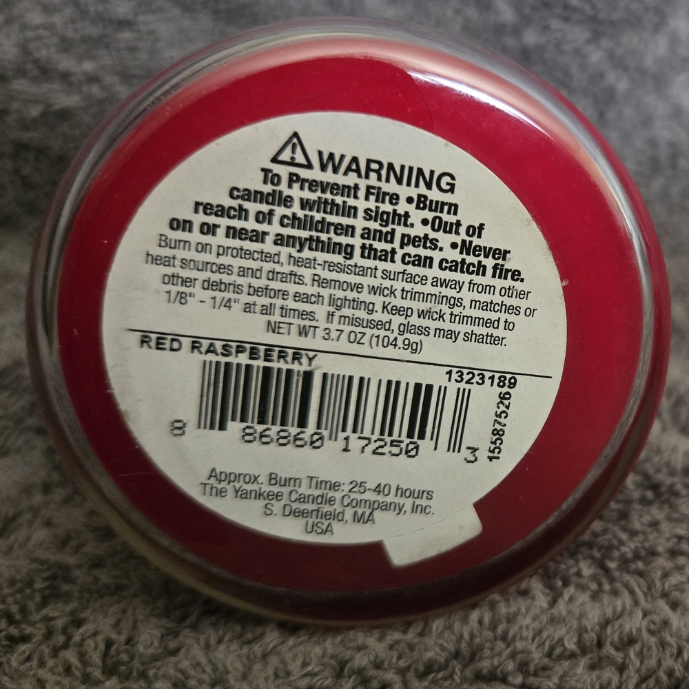 Yankee Candle Red Raspberry Scented Candle Set - Picture 3 of 8